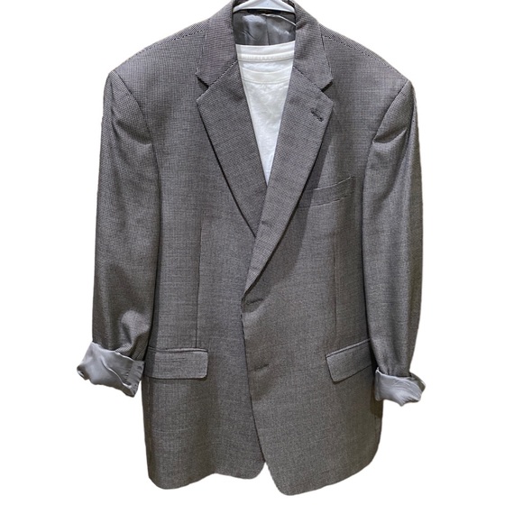 Hart, Schaffner And Marx Gold Trumpeter Plaid Blazer - Picture 2 of 15